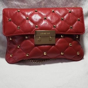 Michael Kors Red Studded Bag